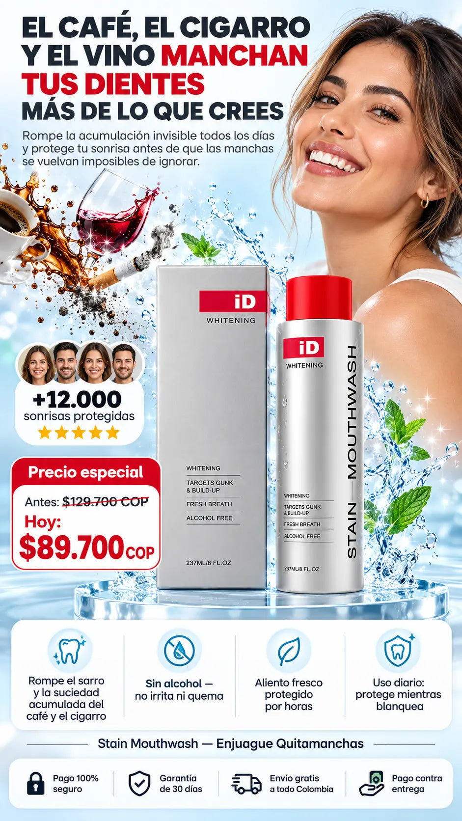 Stain Mouthwash — Enjuague Quitamanchas
